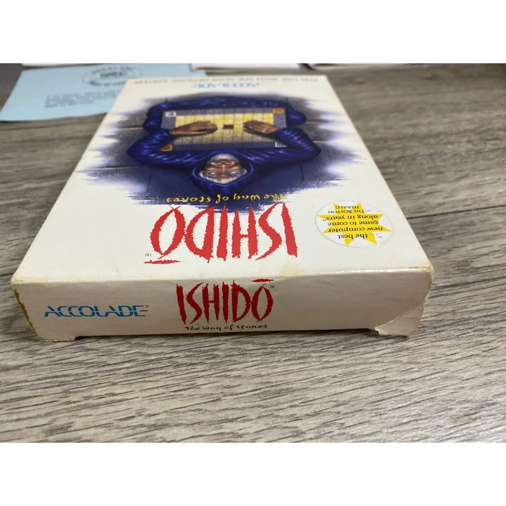 Ishido‎ The Way of Stones Sega Genesis Accolade Complete In Box CIB Puzzle Game